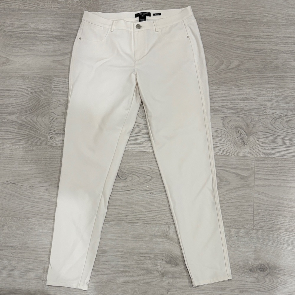 Lafayette 118  Mercer White Slim Fit Pants